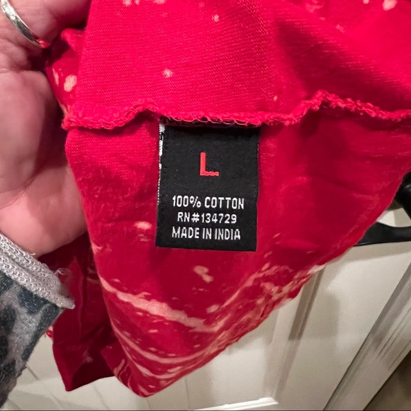 Imperious Flocking Design 100% Cotton  T-Shirt Indian Chief Tie Dye - Picture 3 of 9